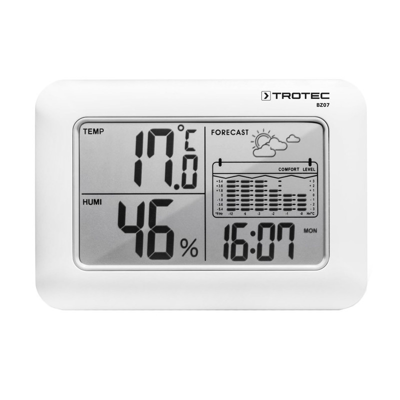دماسنج و رطوبت سنج تروتک مدل BZ07
