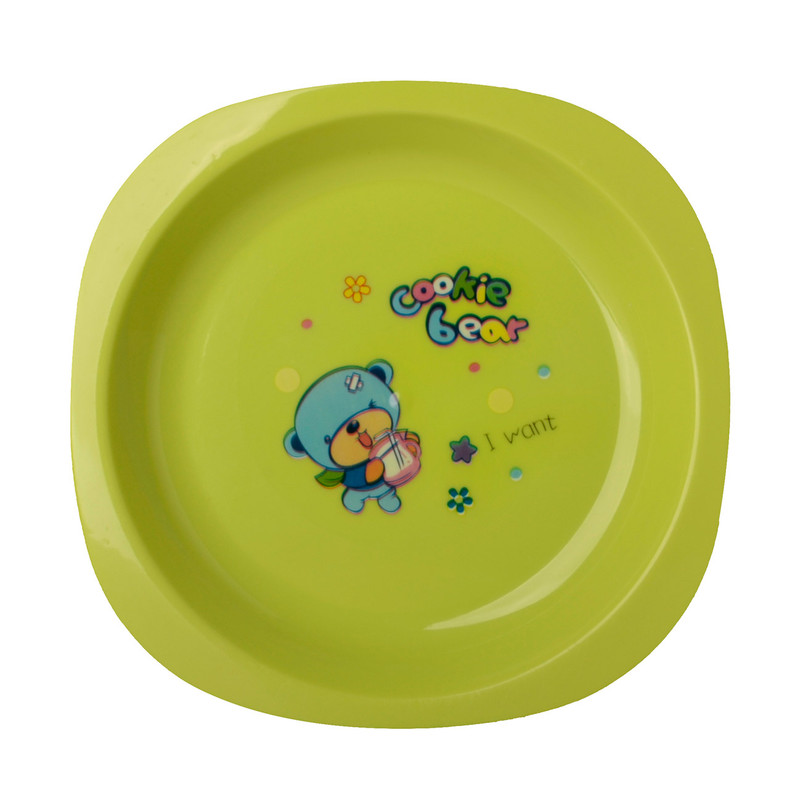 بشقاب کودک مهروز طرح Cookie bear کد 201