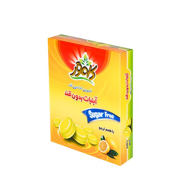 مشخصات، قیمت و خرید آبنبات بدون قند با طعم لیمو کامور مقدار 130 گرم |  دیجی‌کالا