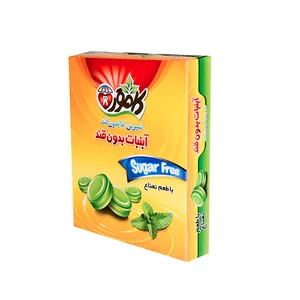 آبنبات بدون قند  با طعم نعناع کامور مقدار 130 گرم