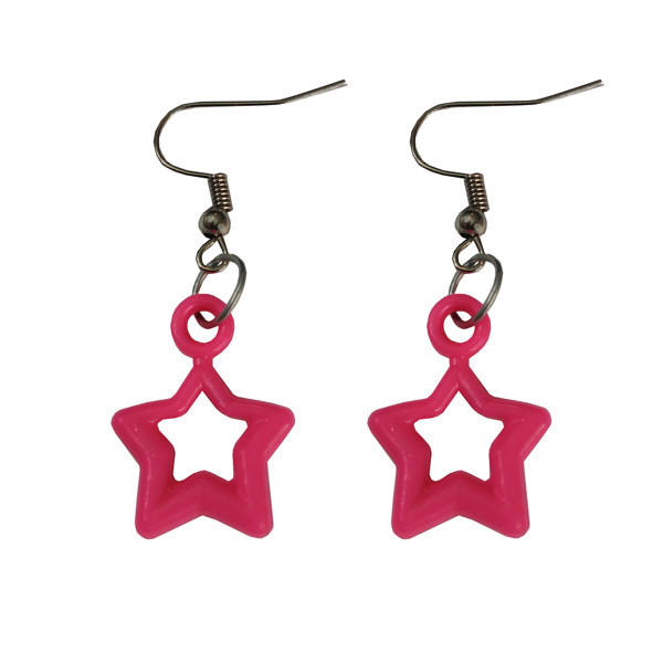 گوشواره دخترانه طرح ستاره کد 01