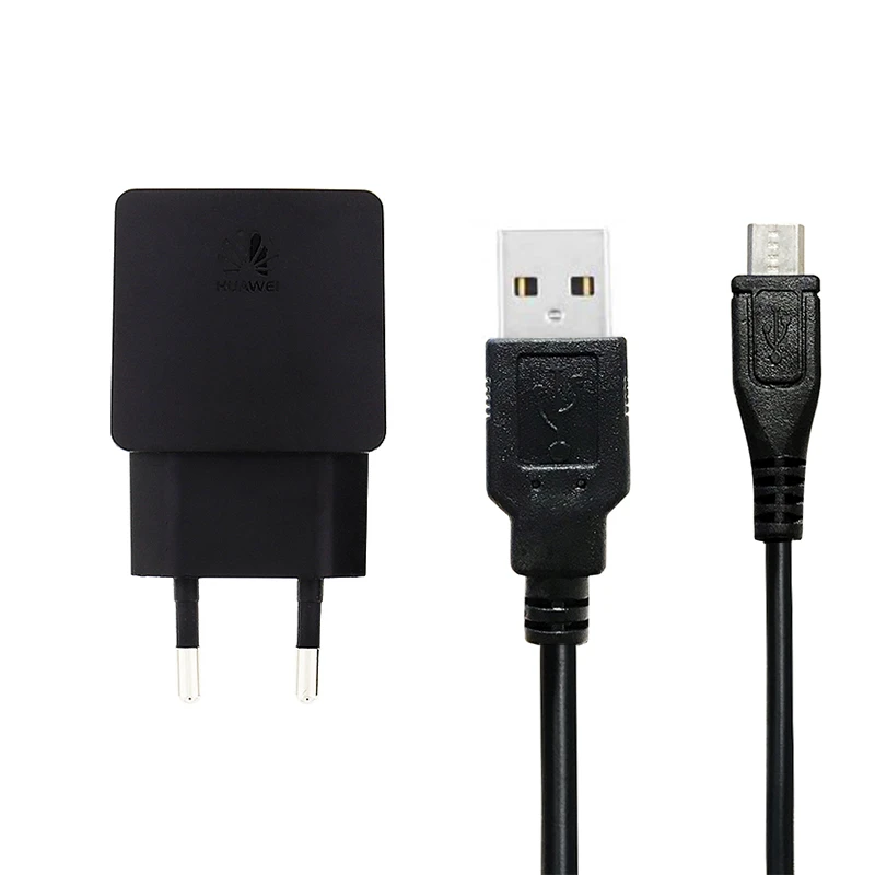 شارژر دیواری مدل HW-050100E2W به همراه کابل تبدیل microUSB