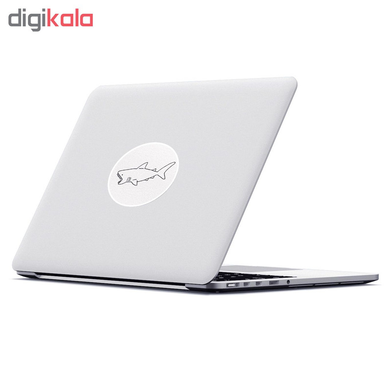 استیکر لپ تاپ ماسا دیزاین طرح کوسه مدل STK706
