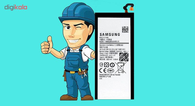 باتری موبایل مدل EB-BJ730ABE ظرفیت 3600 میلی آمپر ساعت مناسب برای گوشی موبایل سامسونگ Galaxy J7 2017