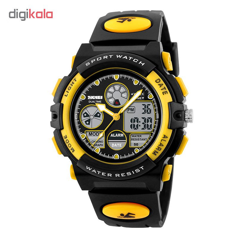 ساعت مچی عقربه ای پسرانه اسکمی مدل 1163