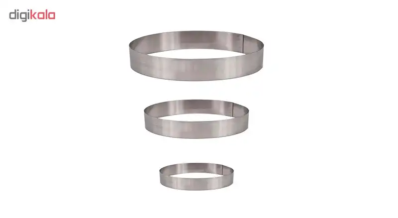 قالب شیرینی پزی کد E-03 مجموعه 3 عددی