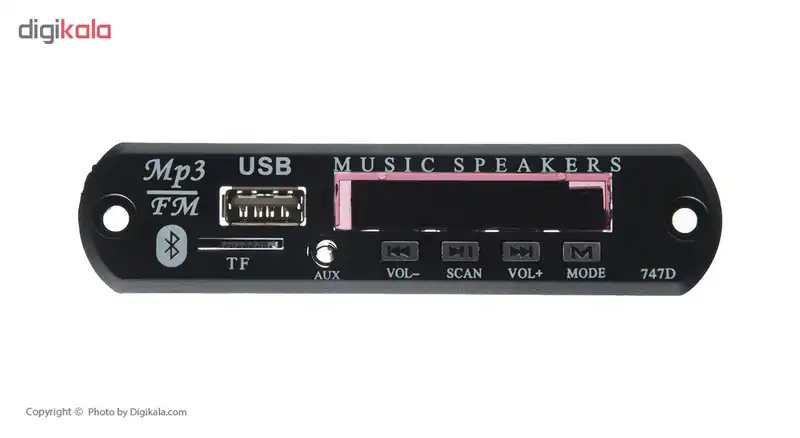 ماژول ام پی تری پلیر بلوتوثی مدل 747D