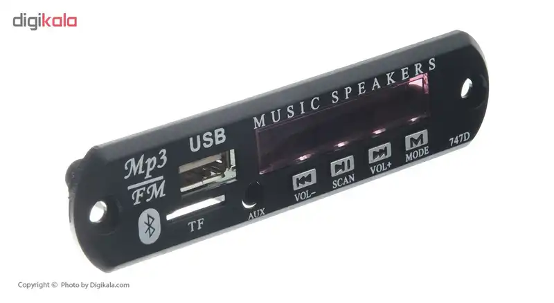 ماژول ام پی تری پلیر بلوتوثی مدل 747D