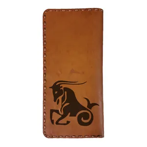 کیف پول مردانه طرح ماه تولد مدل BD42