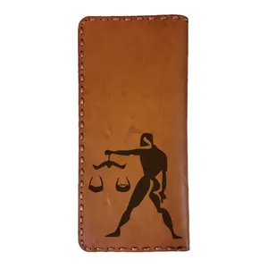 کیف پول مردانه طرح ماه تولد مدل BD43