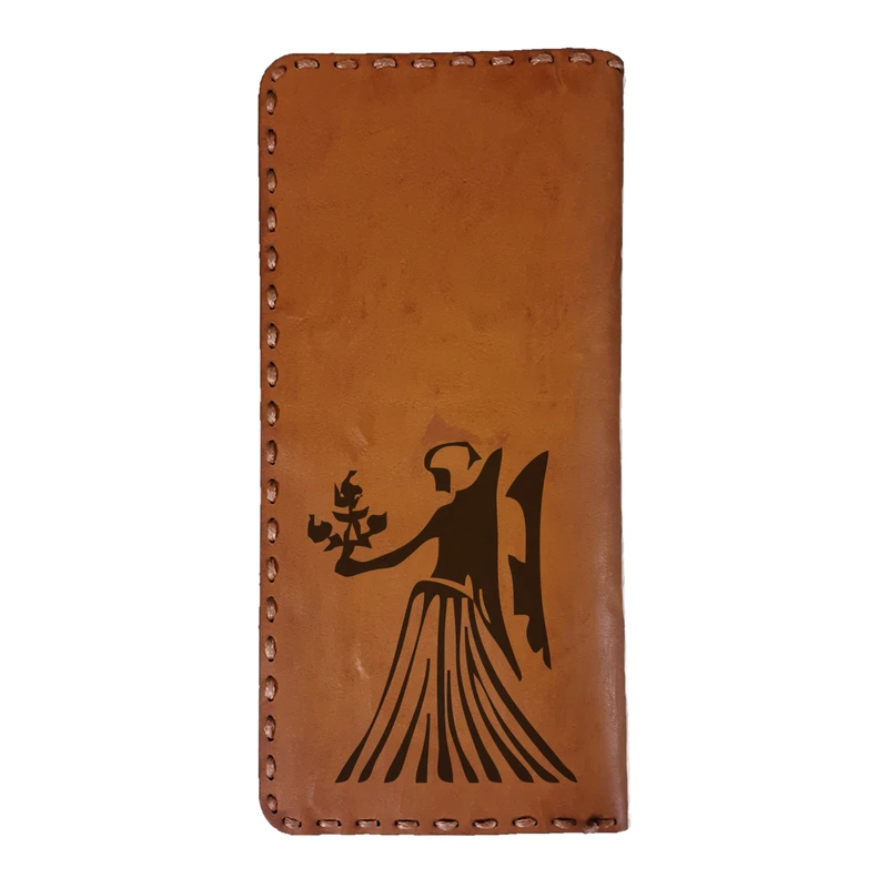 کیف پول مردانه طرح ماه تولد مدل BD51