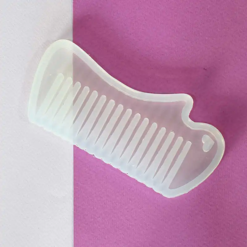 قالب رزین مدل شانه مو دسته دار کد SH2