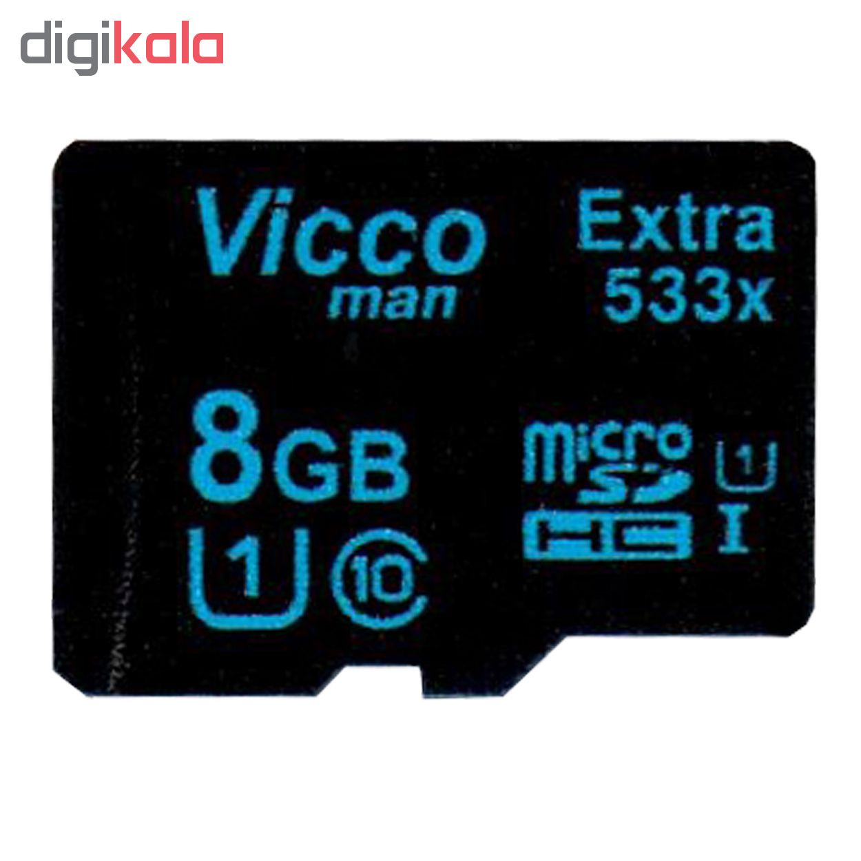 کارت حافظه microSDHC مدل Extra 533x  کلاس 10 استاندارد UHS-I U1 سرعت 80MBps ظرفیت 8 گیگابایت
