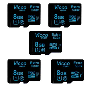 کارت حافظه microSDHC مدل Extra 533x کلاس 10 استاندارد UHS-I U1 سرعت 80MBps ظرفیت 8 گیگابایت بسته 5 عددی