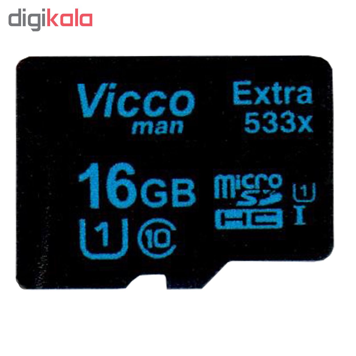 کارت حافظه microSDHC مدل Extra 533x  کلاس 10 استاندارد UHS-I U1 سرعت 80MBps ظرفیت 16 گیگابایت