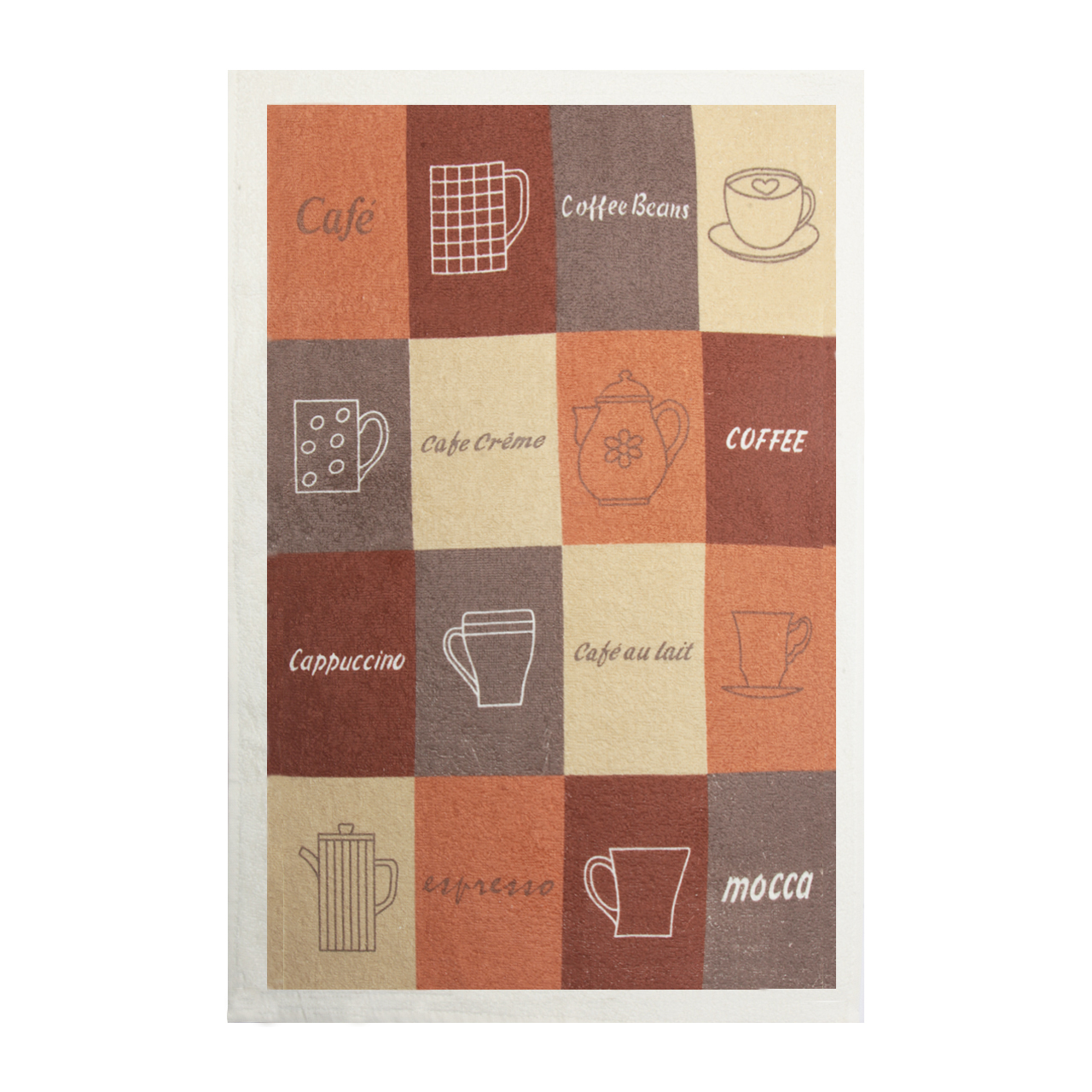حوله آشپزخانه آکیپک مدل Coffee-2 سایز 45x70 سانتی‌متر
