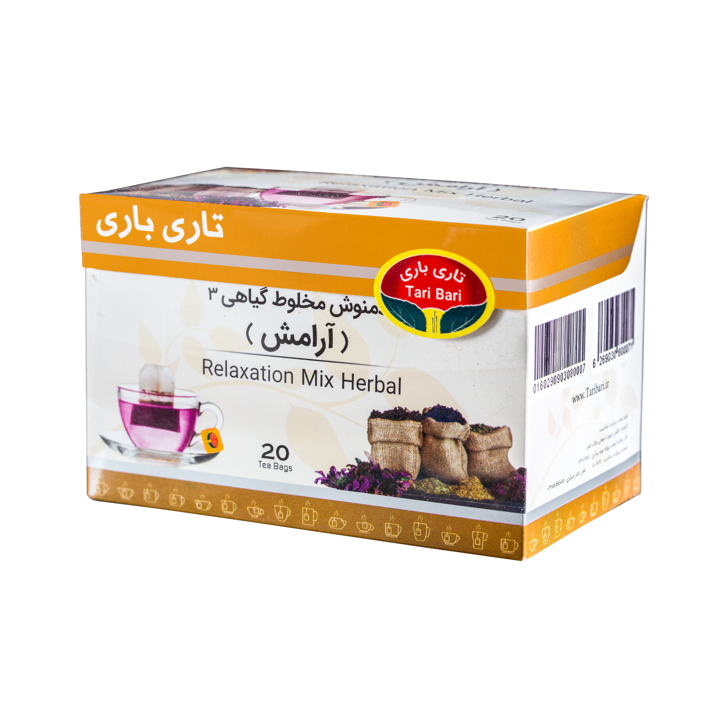 دمنوش آرامش  تاری باری بسته 20 عددی