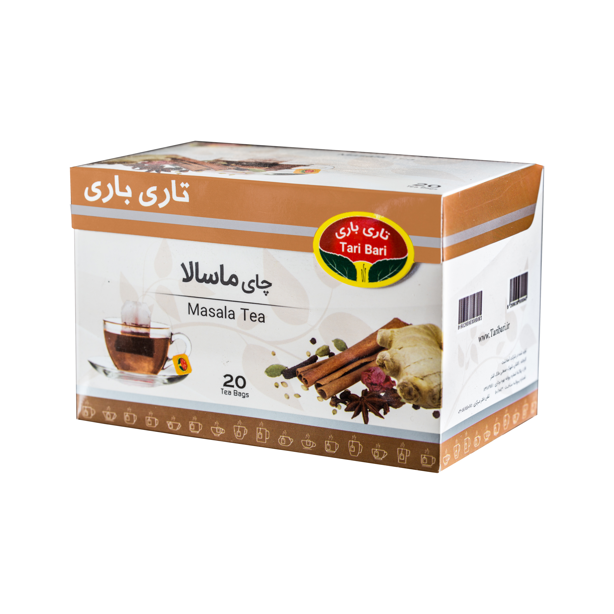 دمنوش ماسالا تاری باری بسته 20 عددی