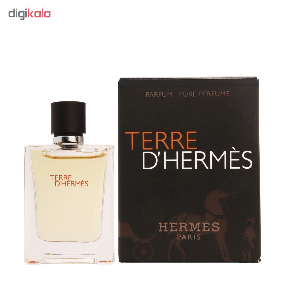 عطر جیبی مردانه هرمس مدل Terre dHermes Parfum حجم 5 میلی لیتر -  - 2