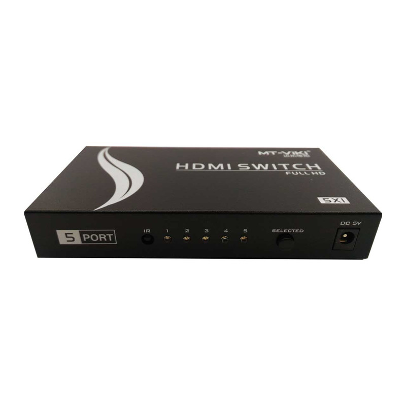 سوییچ پنج پورت HDMI ام تی ویکی مدل MT-SW501MH
