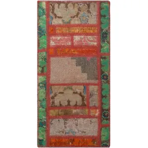 پادری کلاژ فرش هریس کد 101496 سایز 39 × 79 سانتی متر