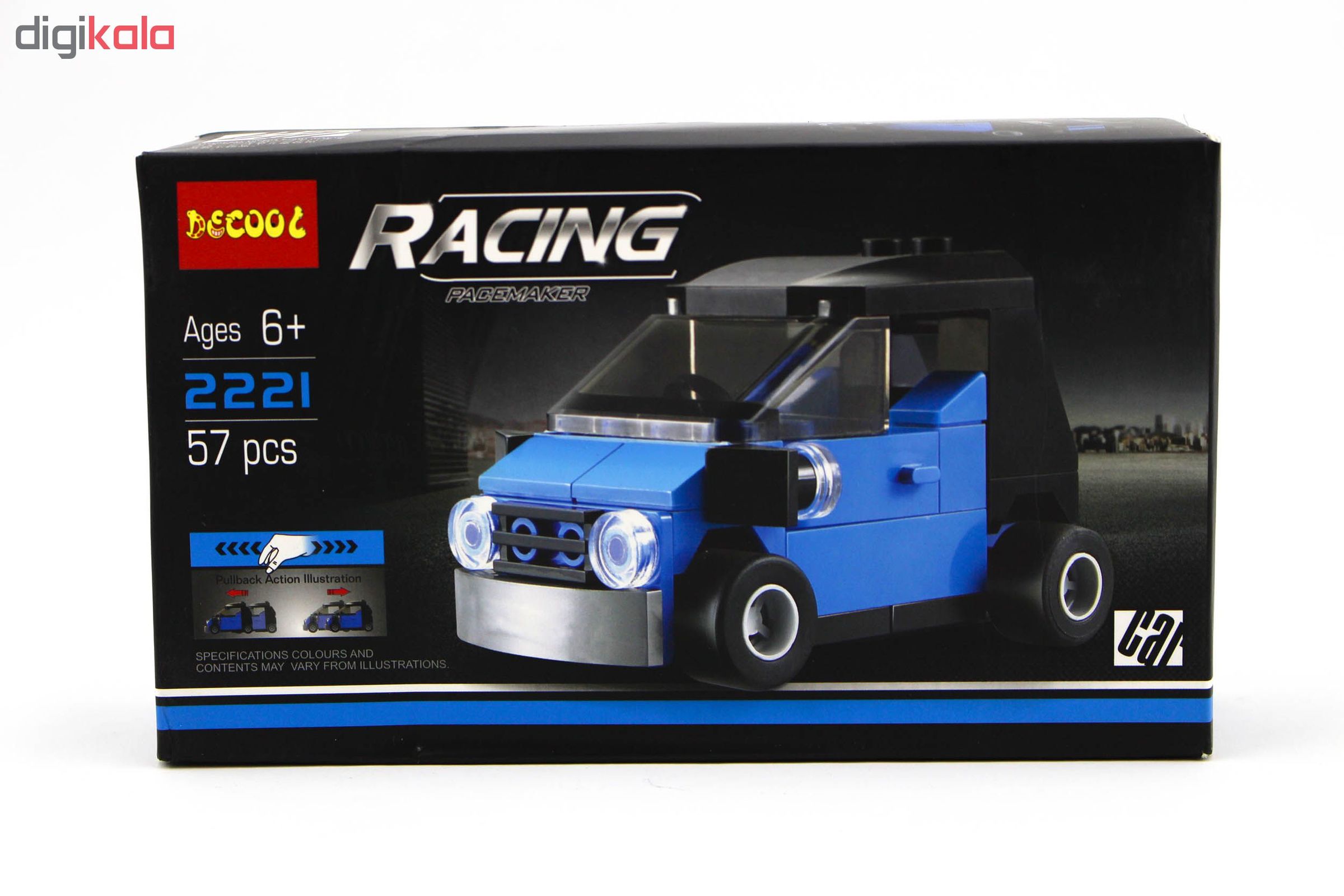 ساختنی دکول مدل ماشین کوپه کد Racing 2221
