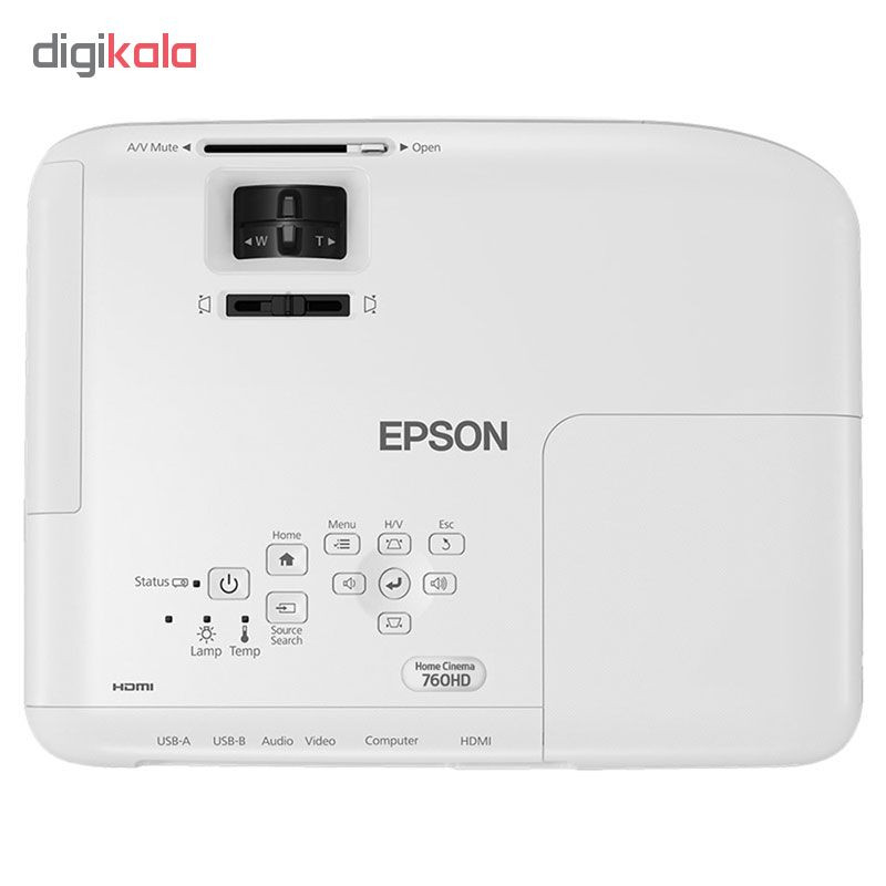 ویدئو پروژکتور اپسون مدل Home Cinema 760HD