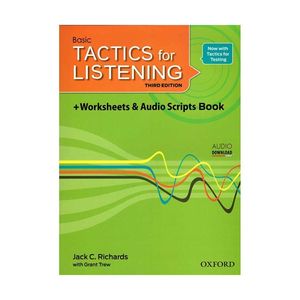 نقد و بررسی کتاب Basic Tactics For Listening third Edition اثر Jack C.Richards and Grant Trew انتشارات Oxford توسط خریداران