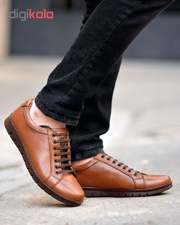 کفش چرم مردانه مهاجر مدل M26a