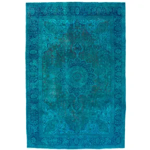 فرش دستبافت رنگ شده شش متری کد 980502 