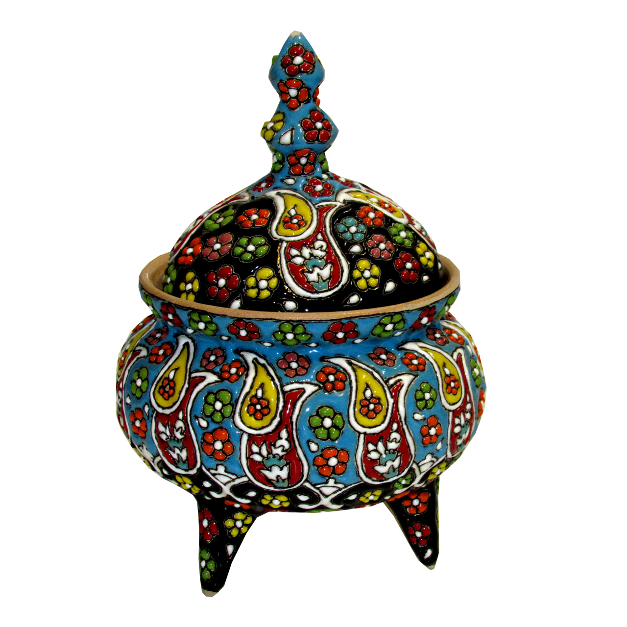 شکلات خوری میناکاری سفالی مدل 324