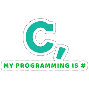 استیکر مدل  C my programming is