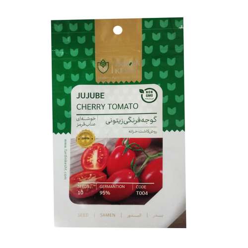 بذر گوجه فرنگی زیتونی خوشه ای عناب قرمز فردین کشت کد 025