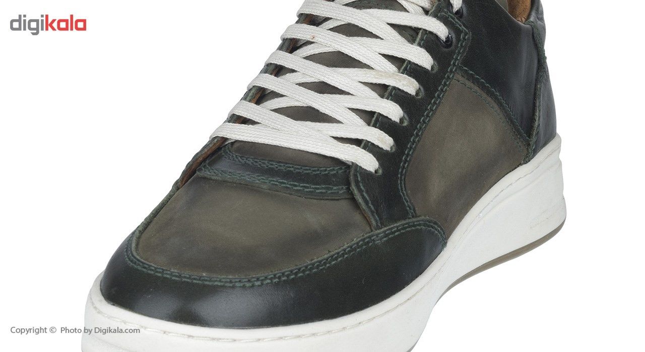 کفش مردانه چرم طبیعی استینگ مدل S1 سبز