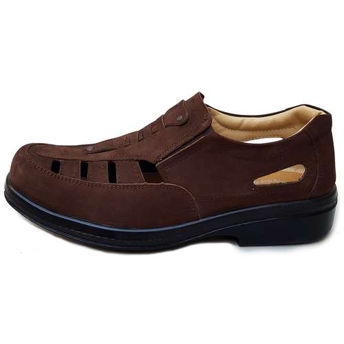 کفش مردانه تابستانی چرم دیاکو مدل navid-nabok-gha