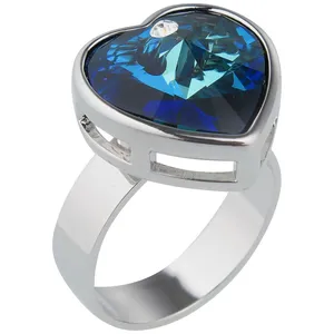 انگشتر زنانه  مدل قلب بزرگ کد 396833