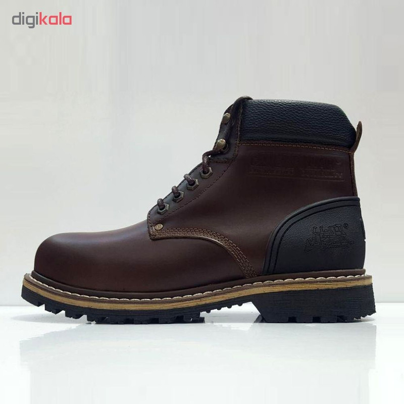 : نیم بوت مردانه مدل 1155-dark brown