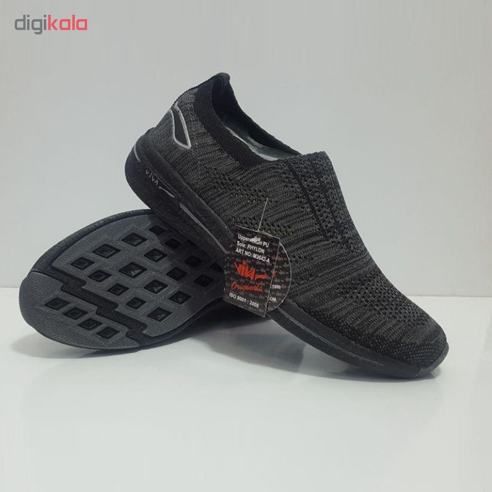 : کفش مخصوص پیاده روی مردانه ویوا کد 130-SPORT GRAY