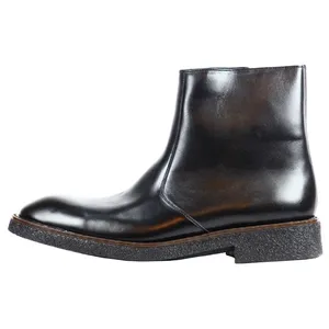 نیم بوت مردانه چرم چهل ستون مدل MAN-BOOT