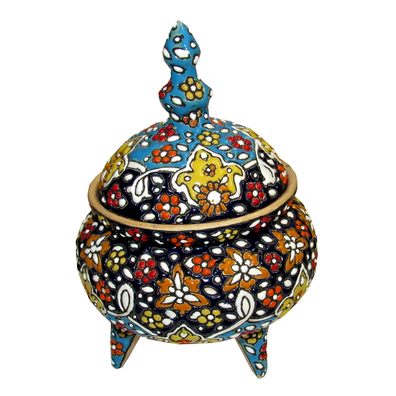 شکلات خوری میناکاری سفالی مدل 245