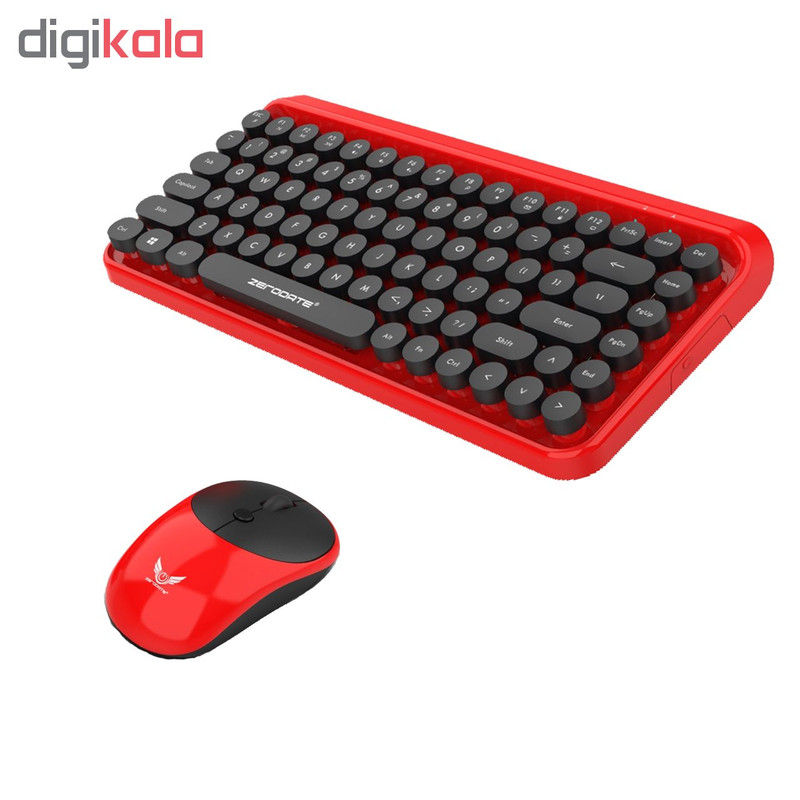 کیبورد و ماوس بی سیم زرودیت مدل KB45 1