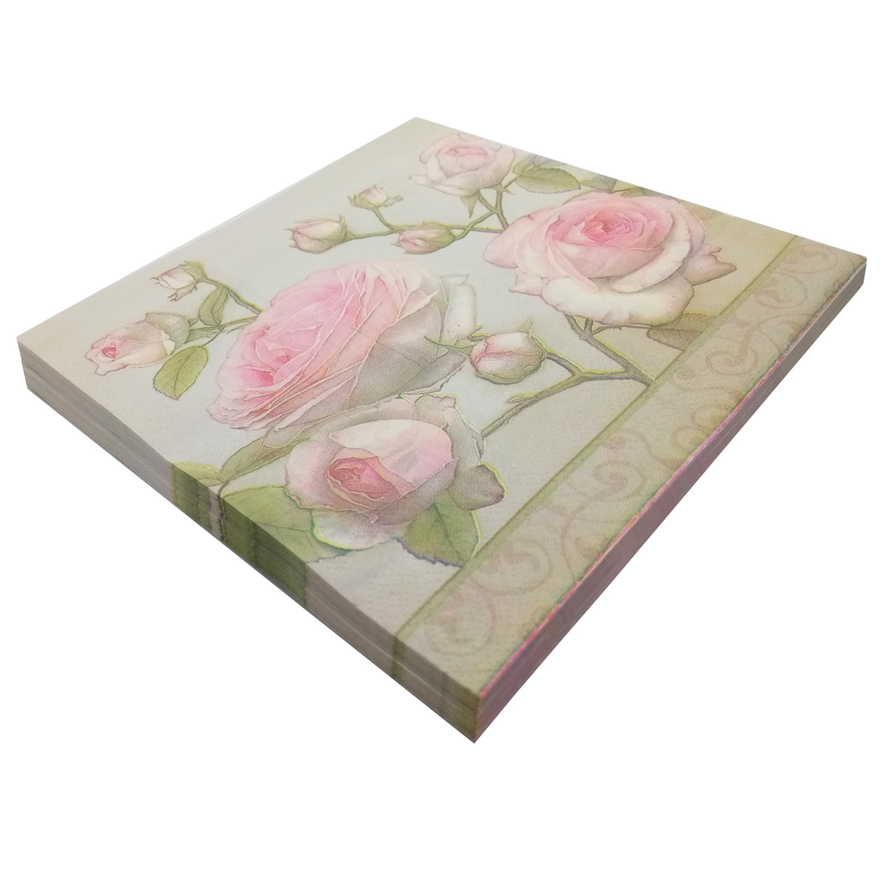 دستمال سفره مدل Flower-2 بسته 34 عددی