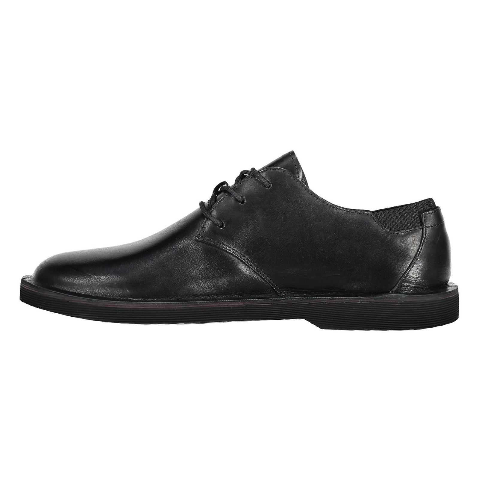 کفش رسمی چرم مردانه - کمپر - مشکي - 4
