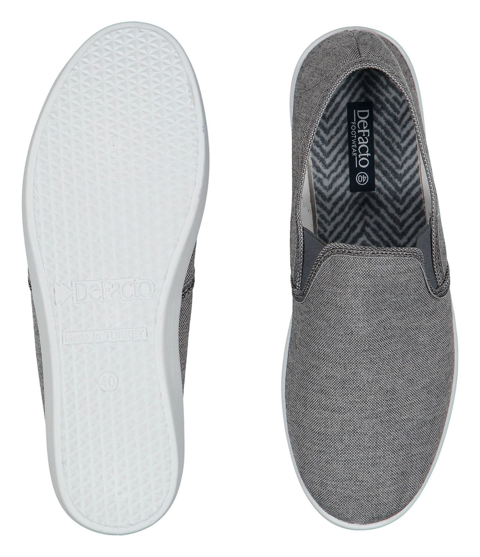 کفش راحتی پارچه ای مردانه - دفکتو - طوسي - 3