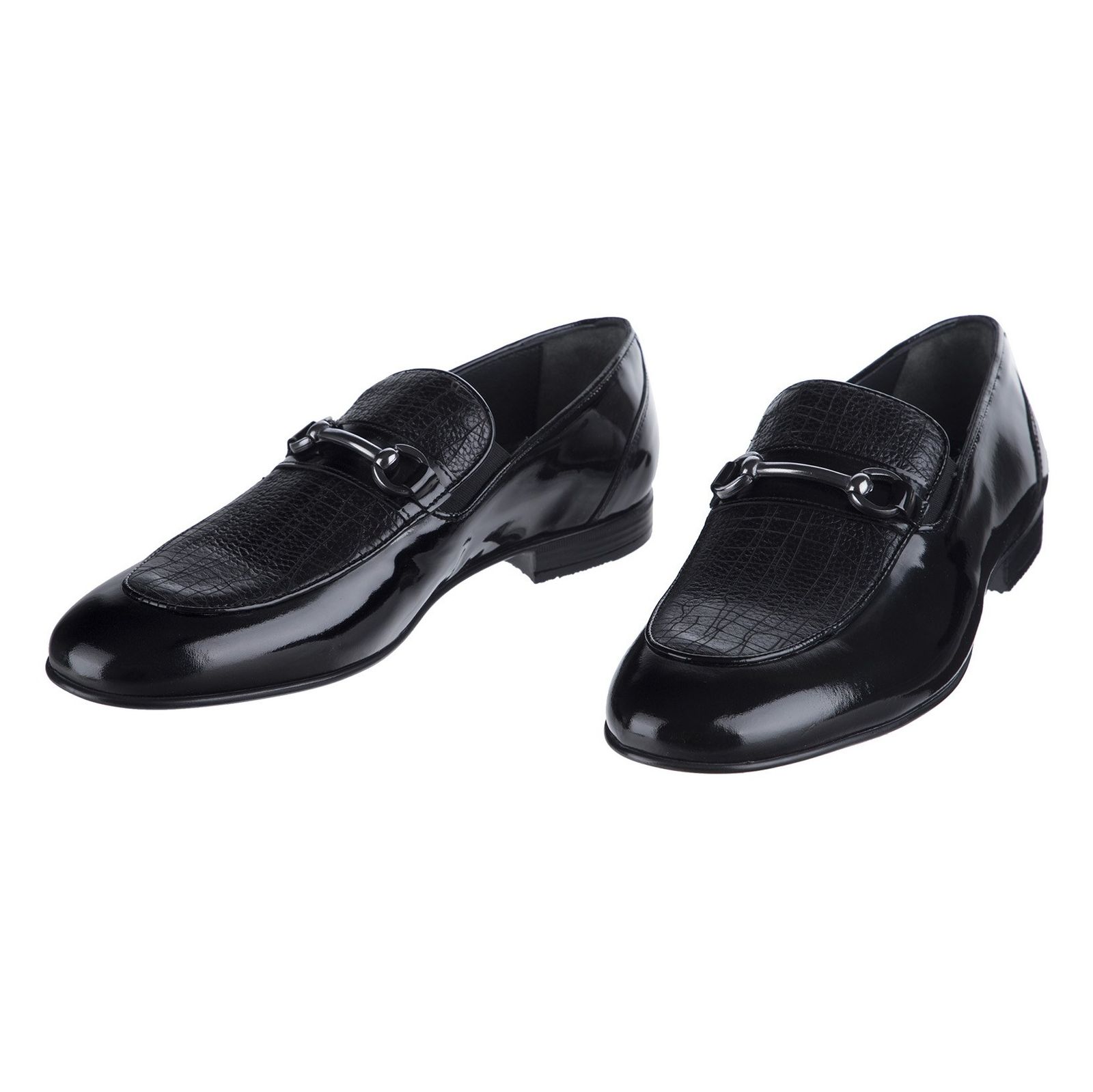 کفش رسمی چرم مردانه - بالدی - مشکي - 5