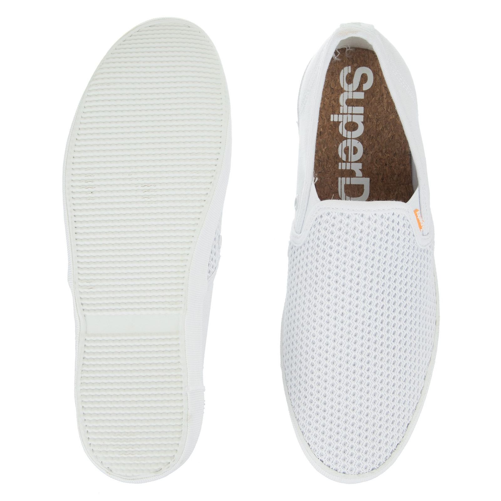 کفش راحتی پارچه ای مردانه Swimmer Slip On - سوپردرای - سفيد - 3