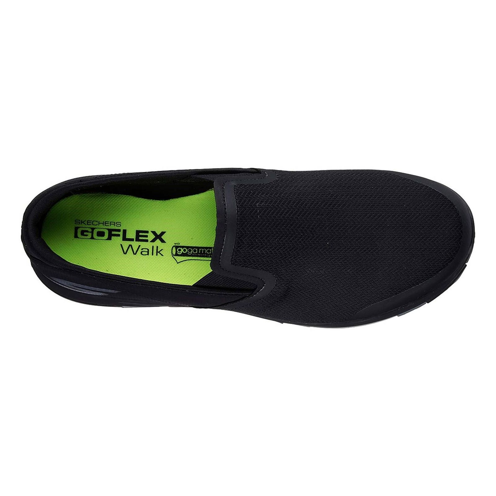 کفش پیاده روی پارچه ای مردانه GO FLEX Walk - اسکچرز - مشکي طوسي - 3