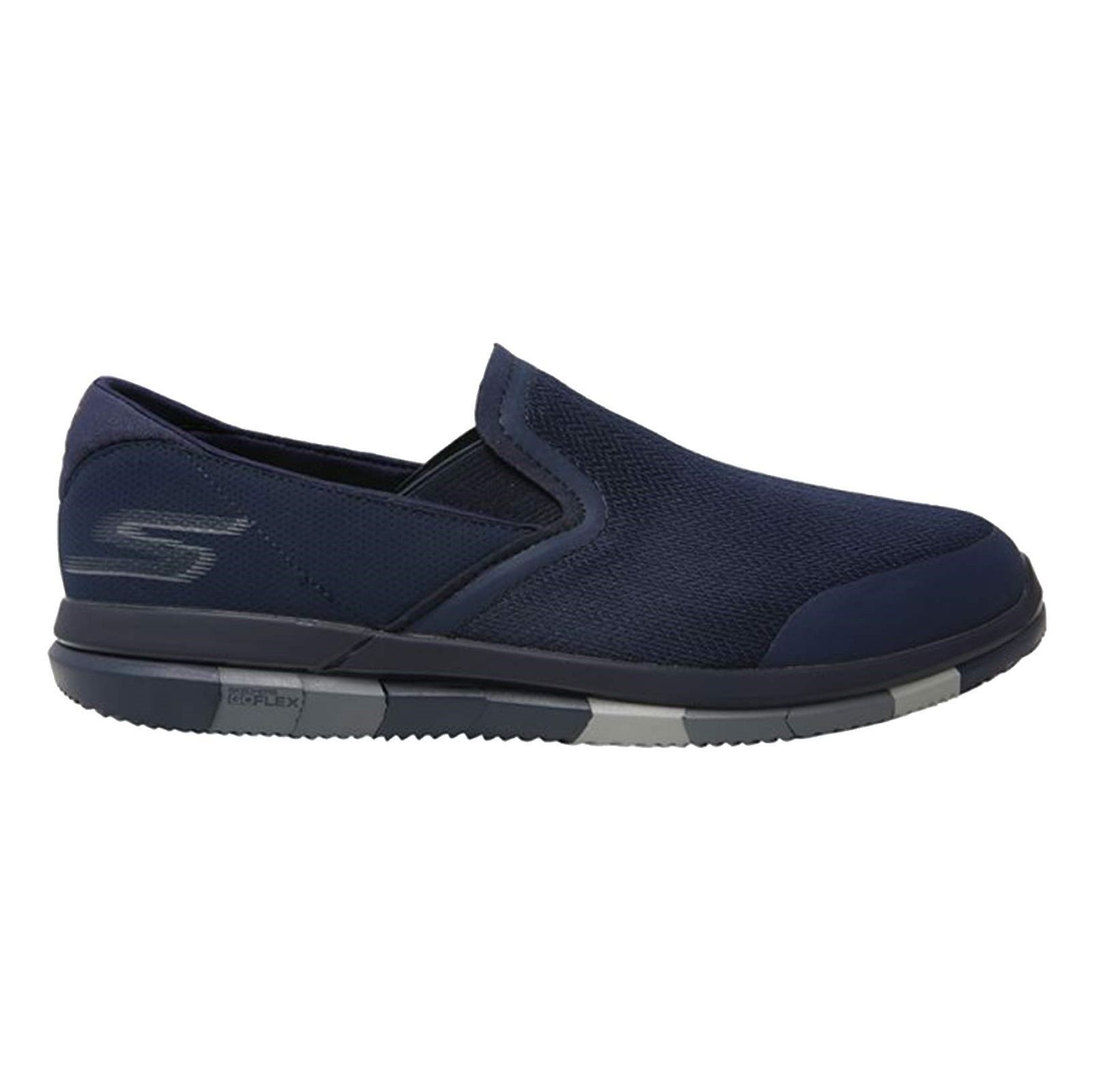 کفش پیاده روی پارچه ای مردانه GO FLEX Walk - اسکچرز - سرمه اي - 2