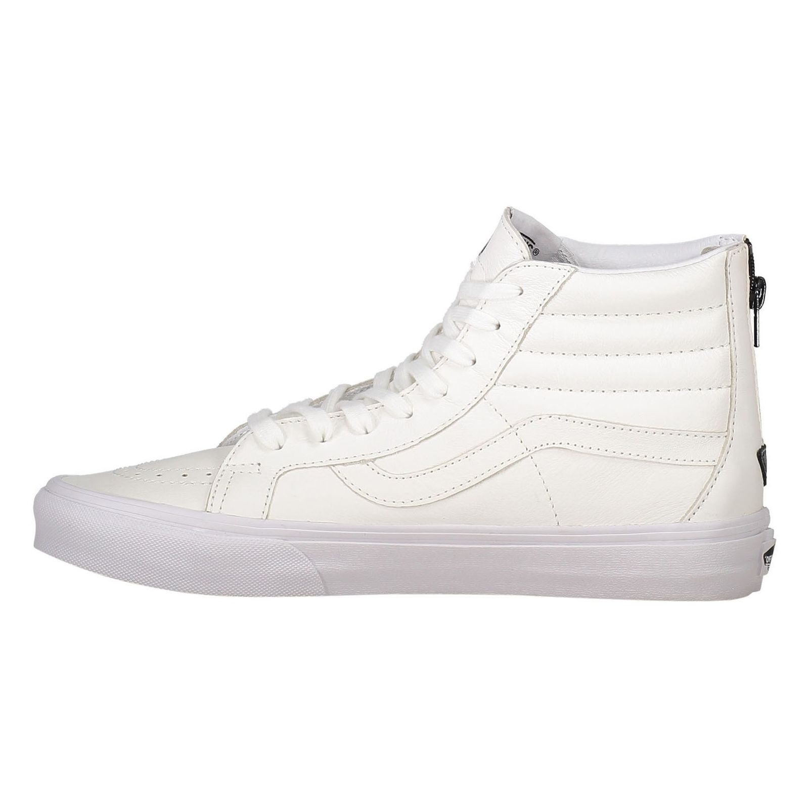 کتانی چرمی مردانه SK8 Hi Reissue Zip - ونس - سفيد   - 4