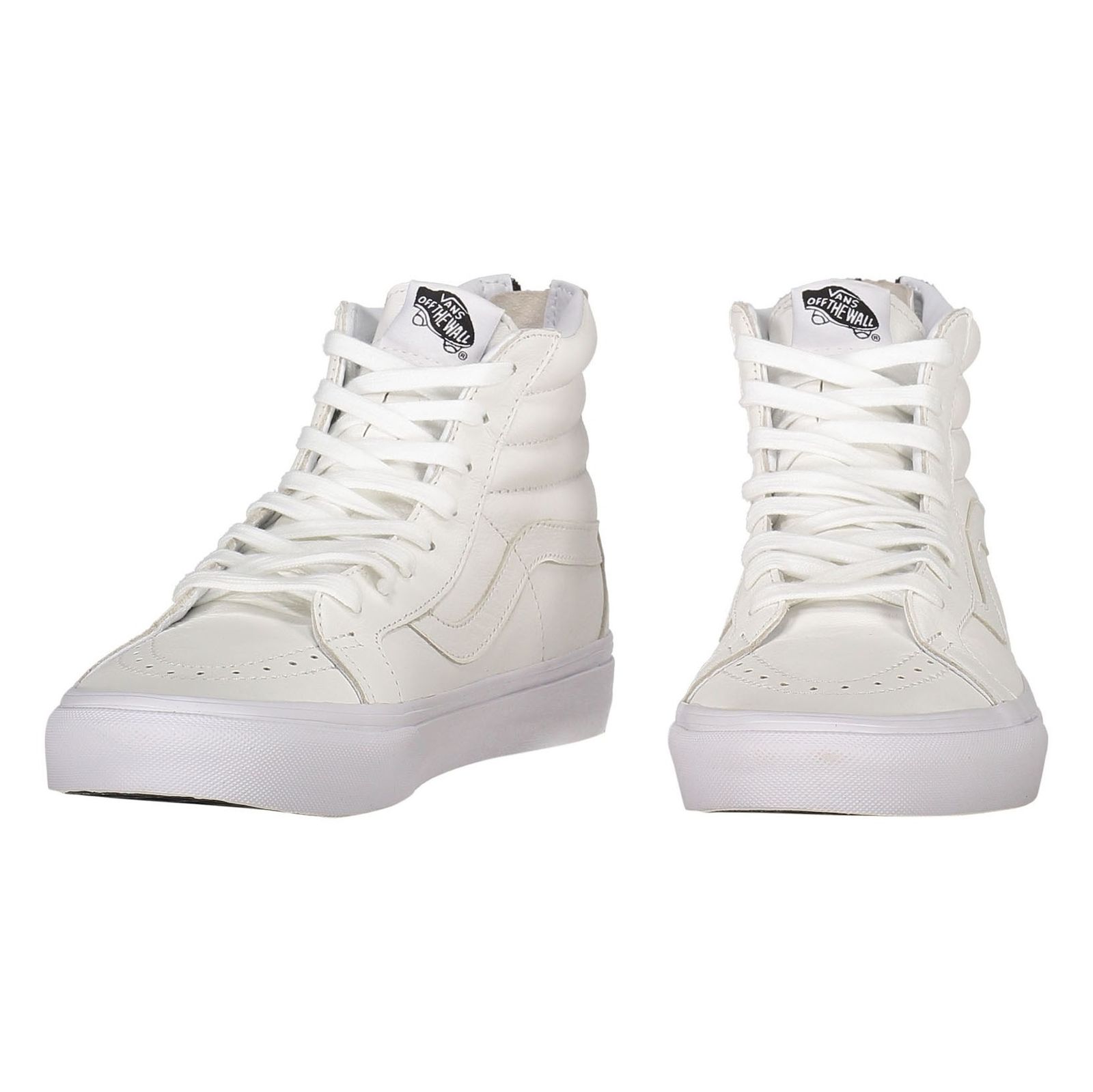 کتانی چرمی مردانه SK8 Hi Reissue Zip - ونس - سفيد   - 6